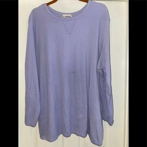 Purple all American waffle Shirt